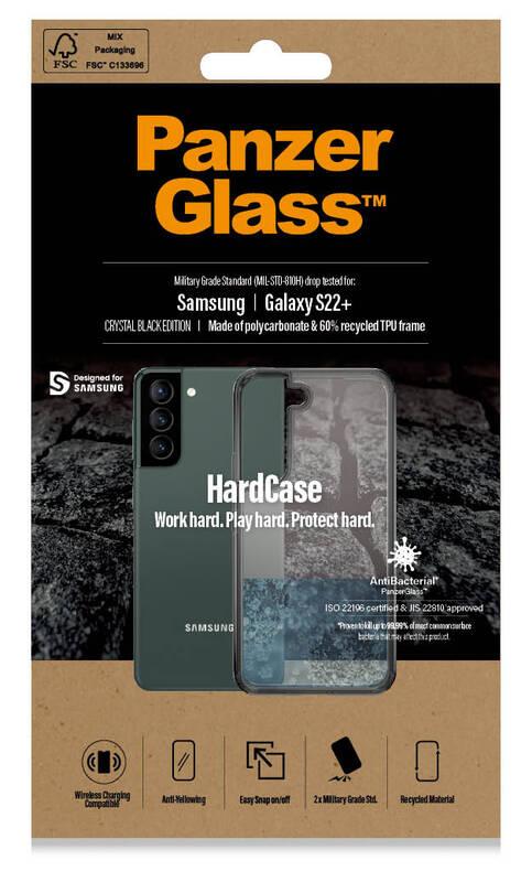 Kryt na mobil PanzerGlass HardCase na Samsung Galaxy S22 černý průhledný, Kryt, na, mobil, PanzerGlass, HardCase, na, Samsung, Galaxy, S22, černý, průhledný