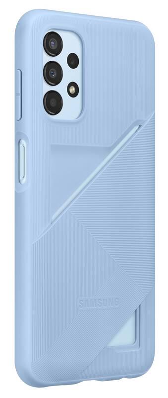 Kryt na mobil Samsung Galaxy A13 s kapsou na kartu modrý