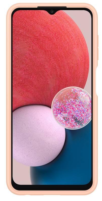 Kryt na mobil Samsung Galaxy A13 s kapsou na kartu - peach