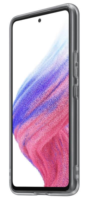 Kryt na mobil Samsung Galaxy A53 5G černý průhledný