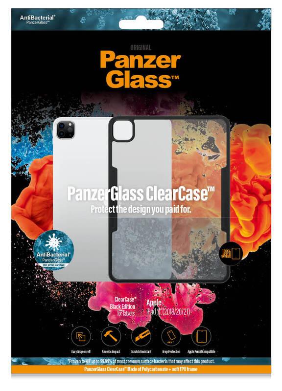 Kryt PanzerGlass ClearCase Apple iPad Pro 11” černý průhledný
