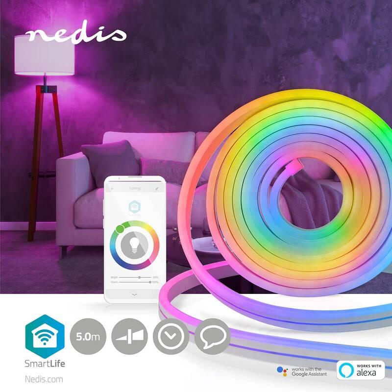 LED pásek Nedis SmartLife Full Color RGB, IP65, 32W, 5m, LED, pásek, Nedis, SmartLife, Full, Color, RGB, IP65, 32W, 5m