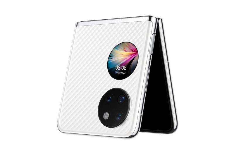 Mobilní telefon Huawei P50 Pocket bílý, Mobilní, telefon, Huawei, P50, Pocket, bílý