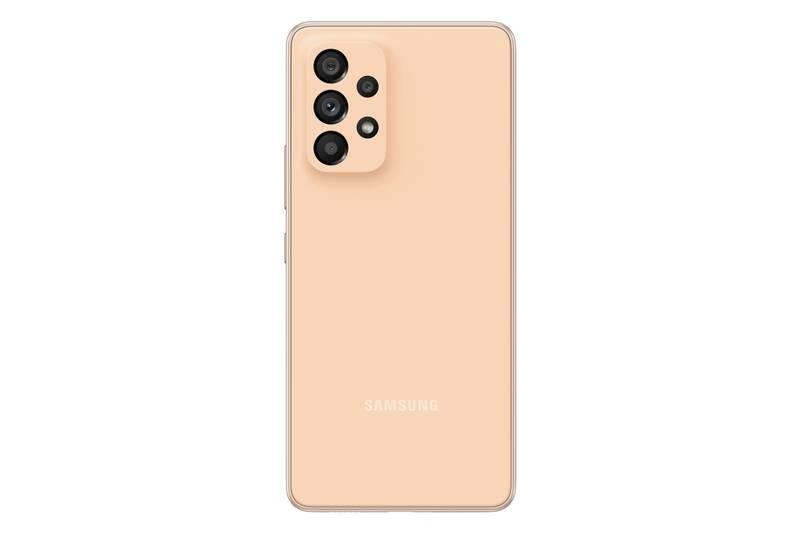 Mobilní telefon Samsung Galaxy A53 5G 6GB 128GB oranžový, Mobilní, telefon, Samsung, Galaxy, A53, 5G, 6GB, 128GB, oranžový