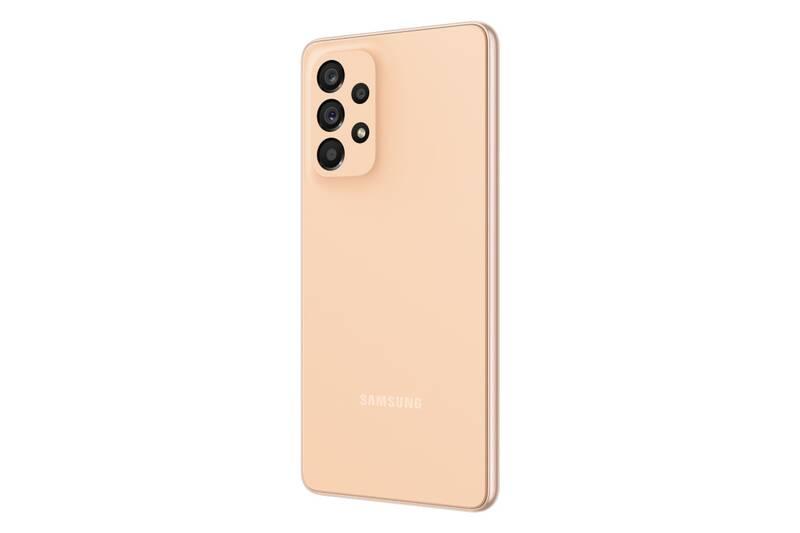 Mobilní telefon Samsung Galaxy A53 5G 8GB 256GB oranžový, Mobilní, telefon, Samsung, Galaxy, A53, 5G, 8GB, 256GB, oranžový