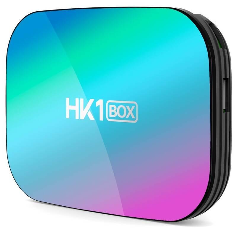 Multimediální centrum XtendLan Android box HK1 černý modrý