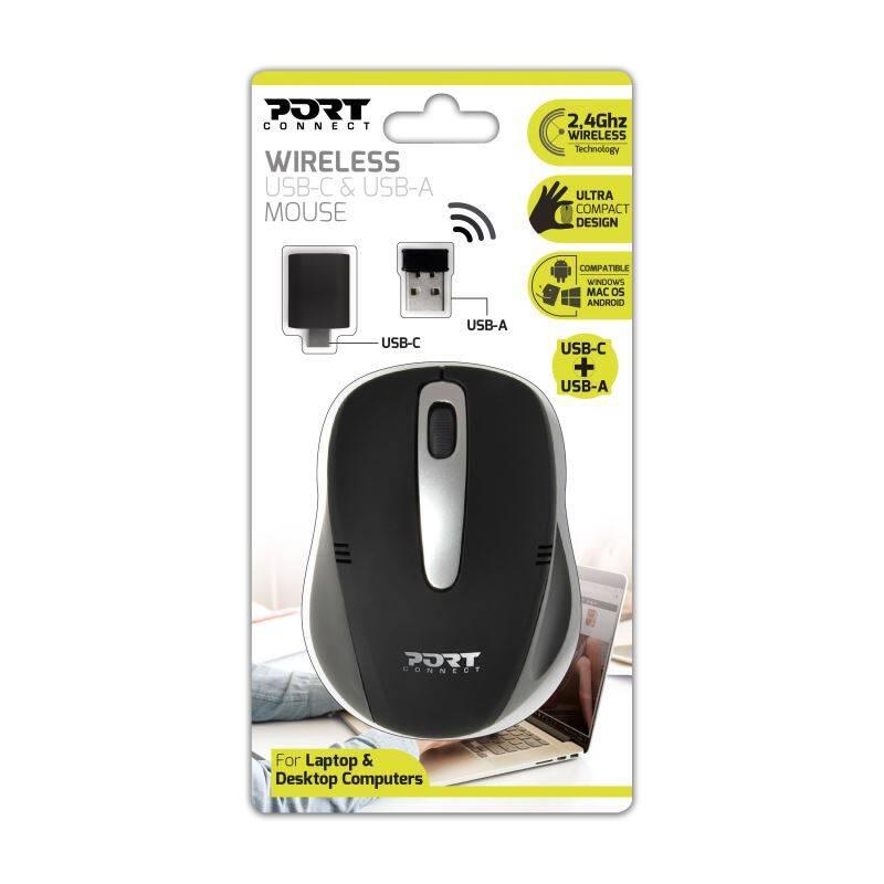 Myš PORT CONNECT Sedona černá