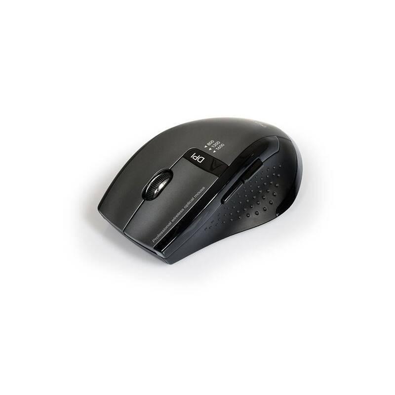 Myš PORT CONNECT Silent USB-A USB-C černá