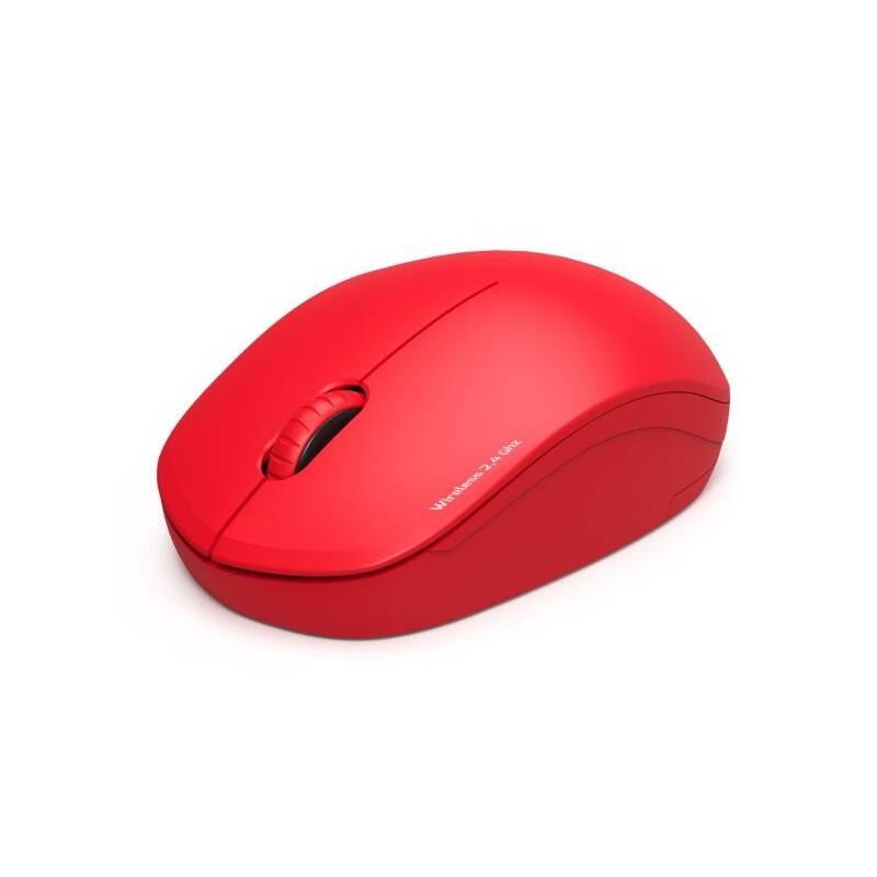 Myš PORT CONNECT Wireless Collection červená