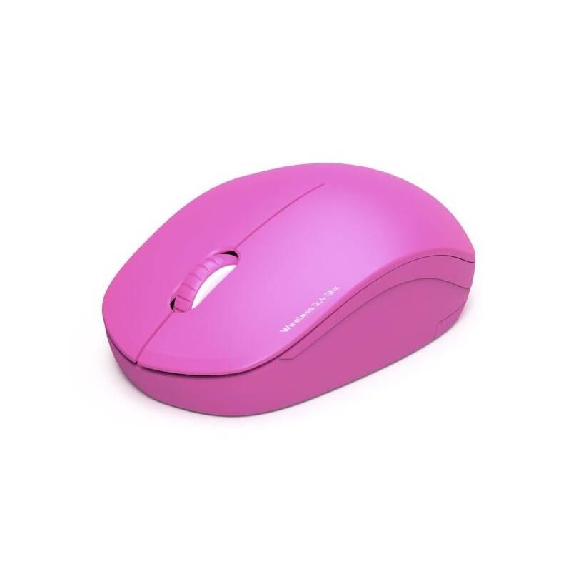 Myš PORT CONNECT Wireless Collection růžová