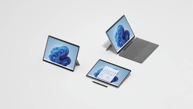 Notebook Microsoft Surface Pro 8 stříbrný