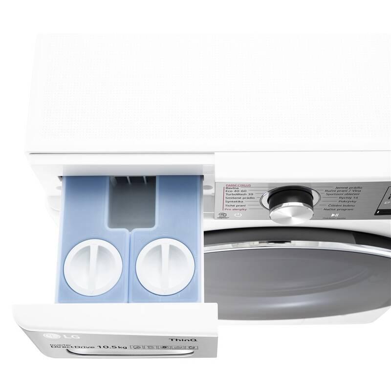 Pračka LG F610V10RABW bílá