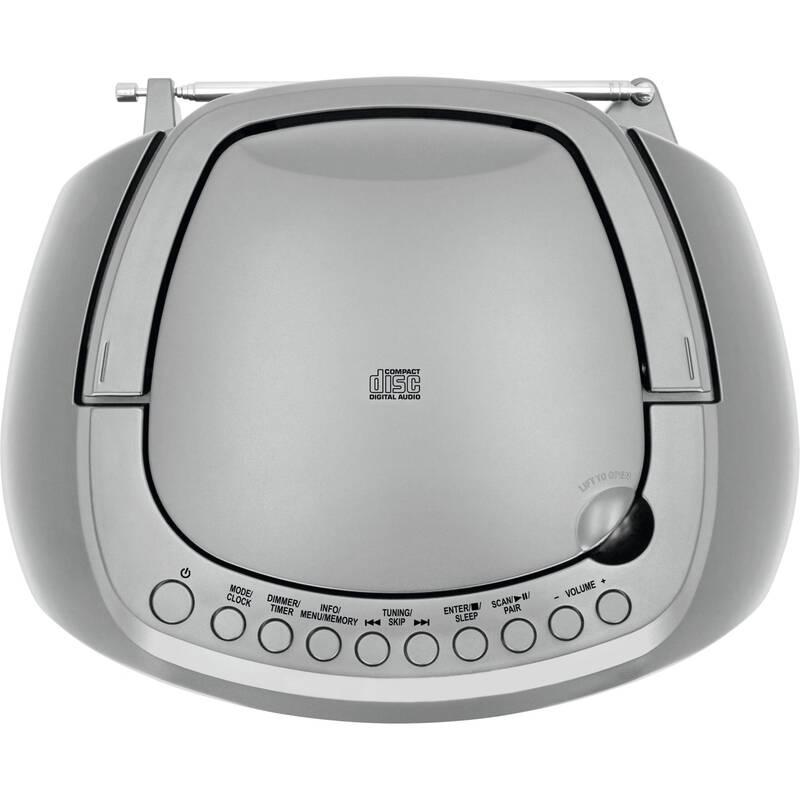 Radiopřijímač DAB CD Technisat DIGITRADIO 1990 stříbrný