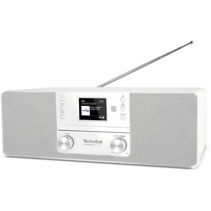 Radiopřijímač DAB CD Technisat DIGITRADIO 370 CD BT bílý