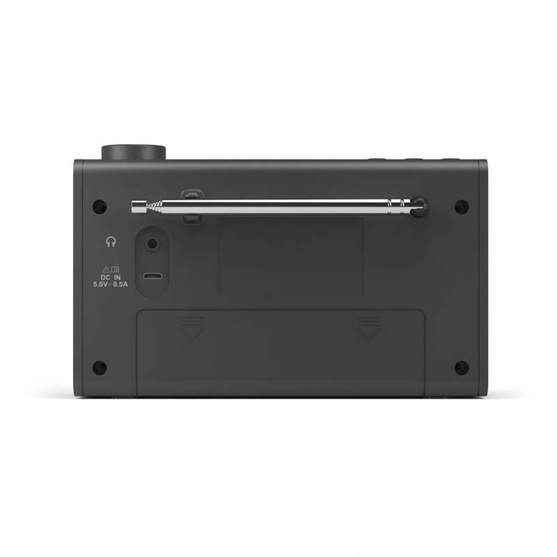 Radiopřijímač s DAB Hama DR7USB černý