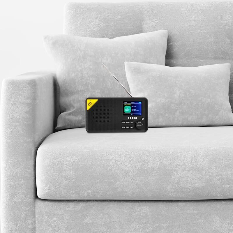 Radiopřijímač s DAB Tesla Sound DAB65 černý