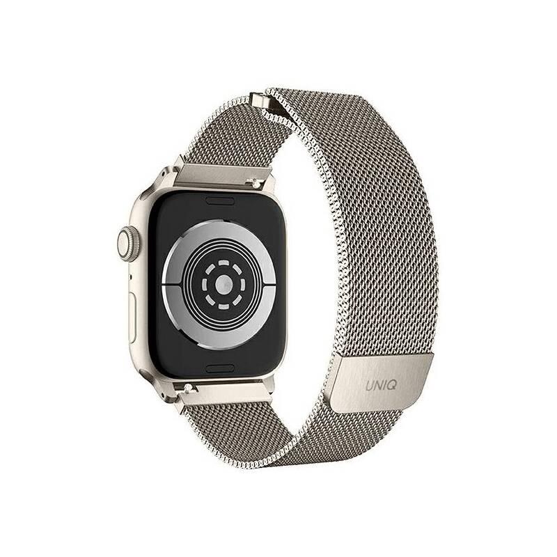 Řemínek Uniq Dante na Apple Watch 45 44 42mm - starlight