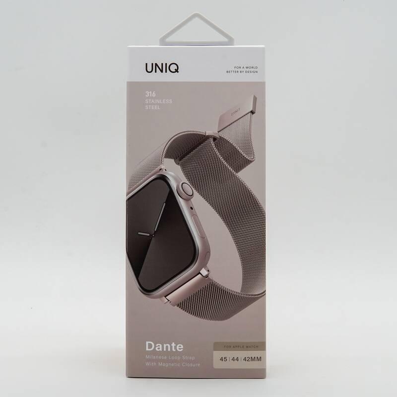 Řemínek Uniq Dante na Apple Watch 45 44 42mm - starlight