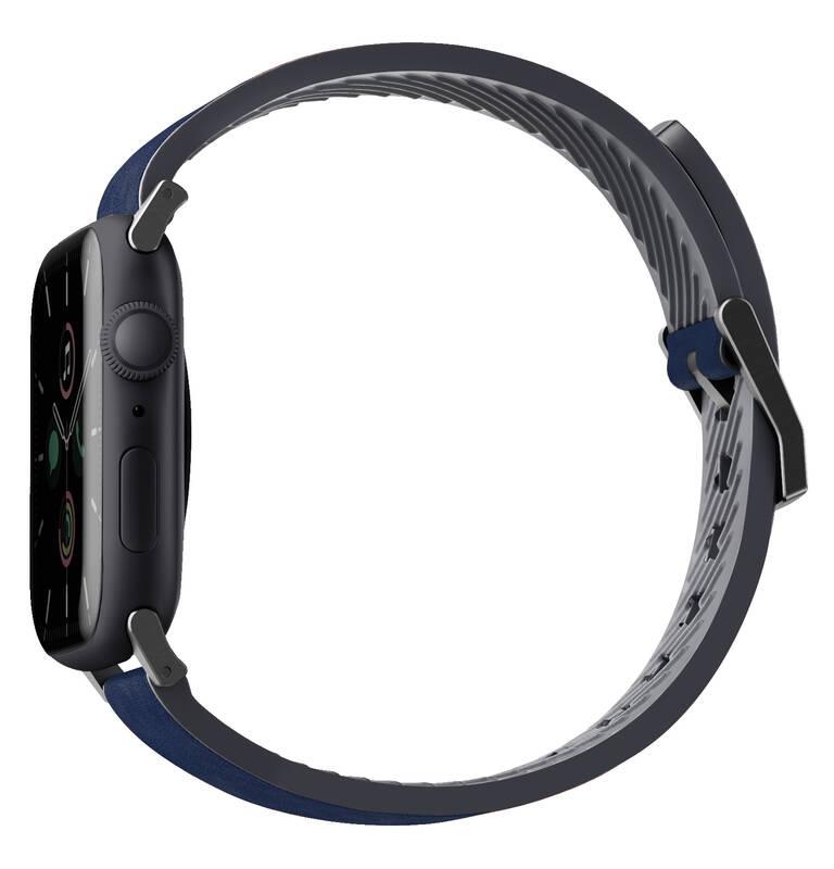 Řemínek Uniq Straden na Apple Watch 45 44 42mm modrý