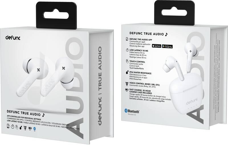 Sluchátka Defunc True Audio bílá