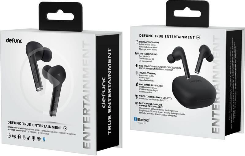 Sluchátka Defunc True Entertainment černá