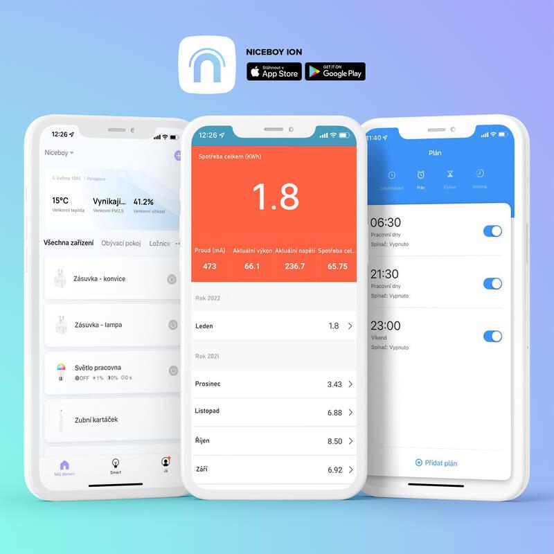 Chytrá zásuvka Niceboy ION SmartPlug