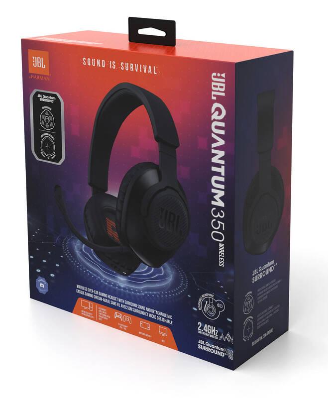 Headset JBL Quantum 350 Wireless černý