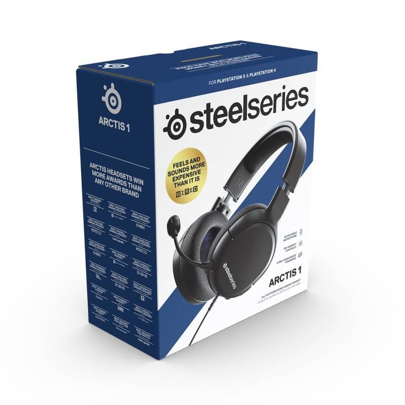 Headset SteelSeries Arctis 1 pro PS5 černý, Headset, SteelSeries, Arctis, 1, pro, PS5, černý
