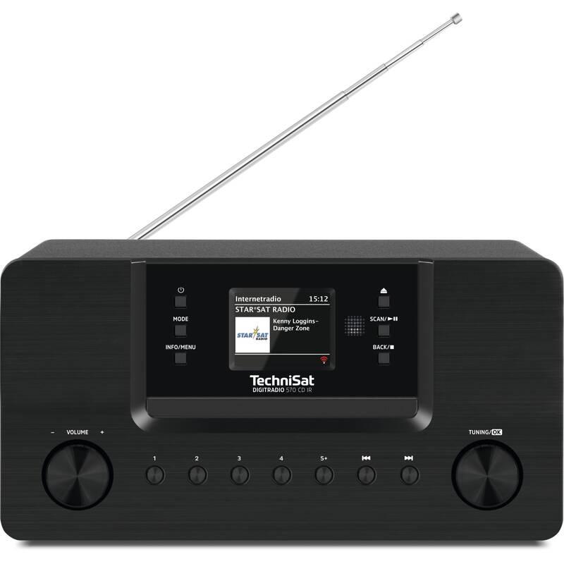 Internetový radiopřijímač s DAB Technisat DIGITRADIO 570 CD IR černý, Internetový, radiopřijímač, s, DAB, Technisat, DIGITRADIO, 570, CD, IR, černý
