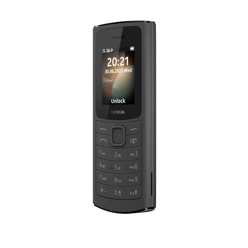 Mobilní telefon Nokia 110 4G černý, Mobilní, telefon, Nokia, 110, 4G, černý