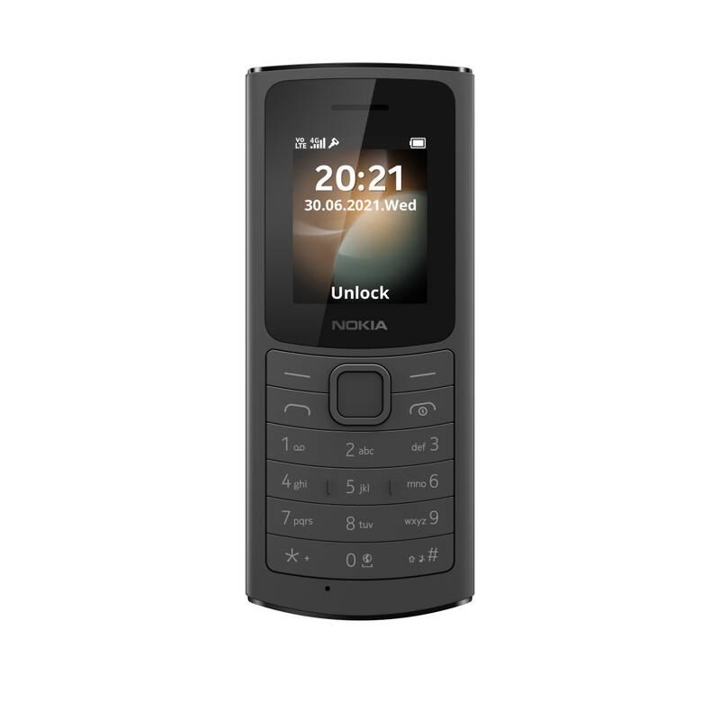 Mobilní telefon Nokia 110 4G černý, Mobilní, telefon, Nokia, 110, 4G, černý