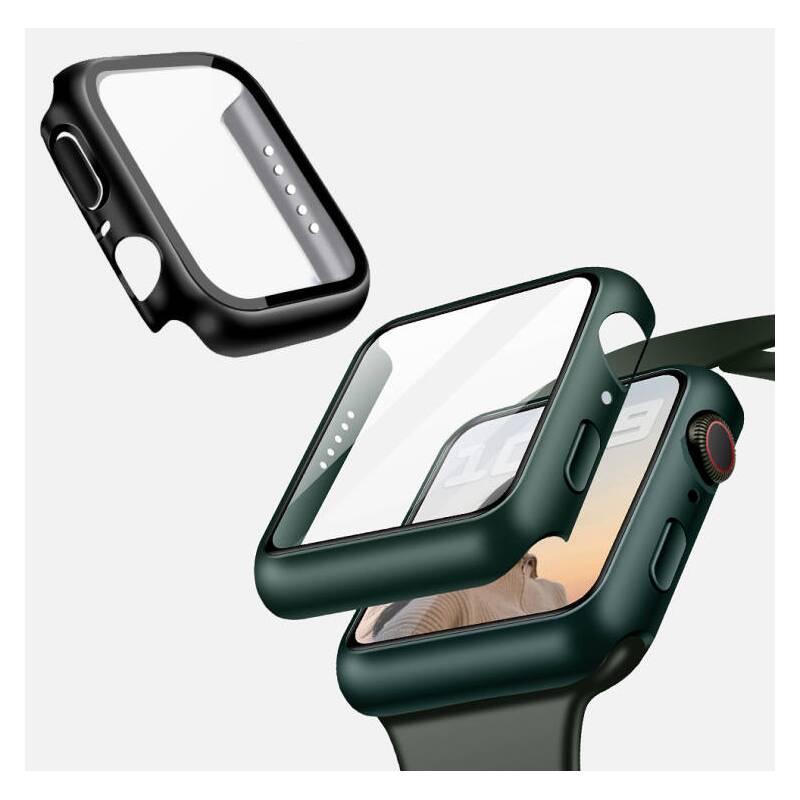 Ochranné pouzdro COTEetCI s ochranou displeje pro Apple Watch 7 41mm modré