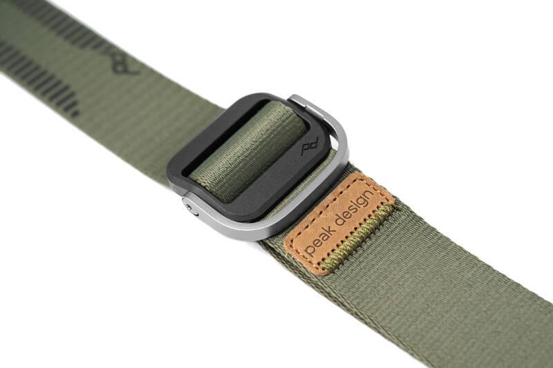 Popruh Peak Design Slide Lite zelený