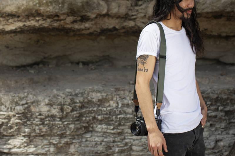 Popruh Peak Design Slide zelený