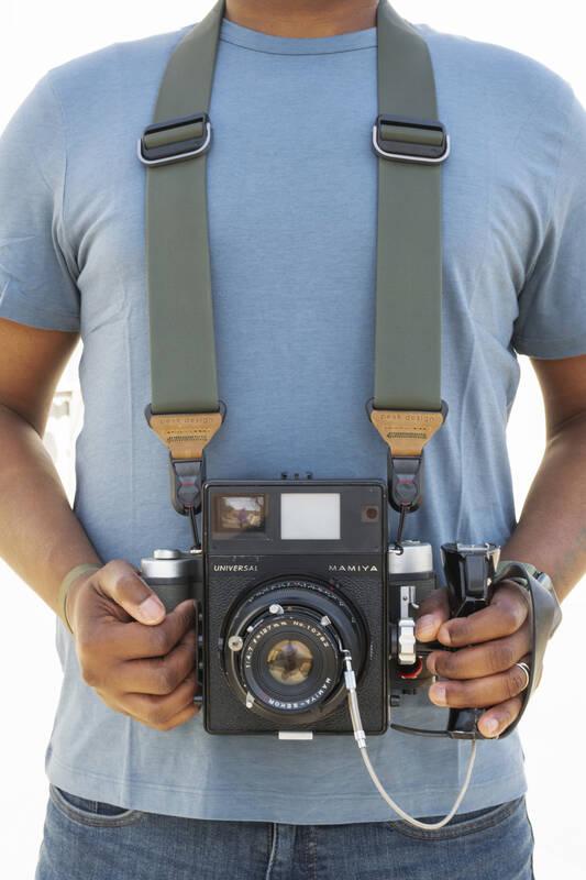 Popruh Peak Design Slide zelený