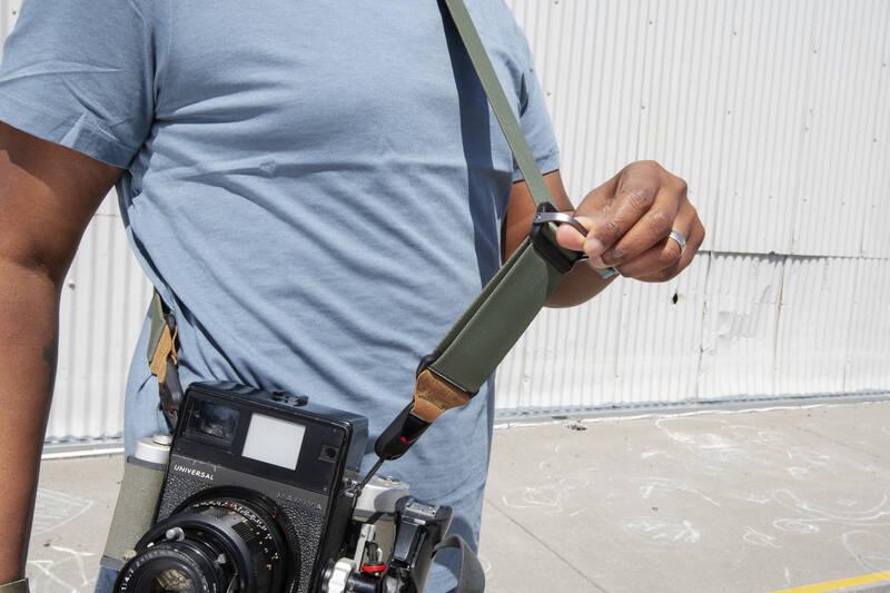 Popruh Peak Design Slide zelený