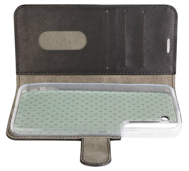 Pouzdro na mobil flipové FIXED Opus na Samsung Galaxy S22 5G černé