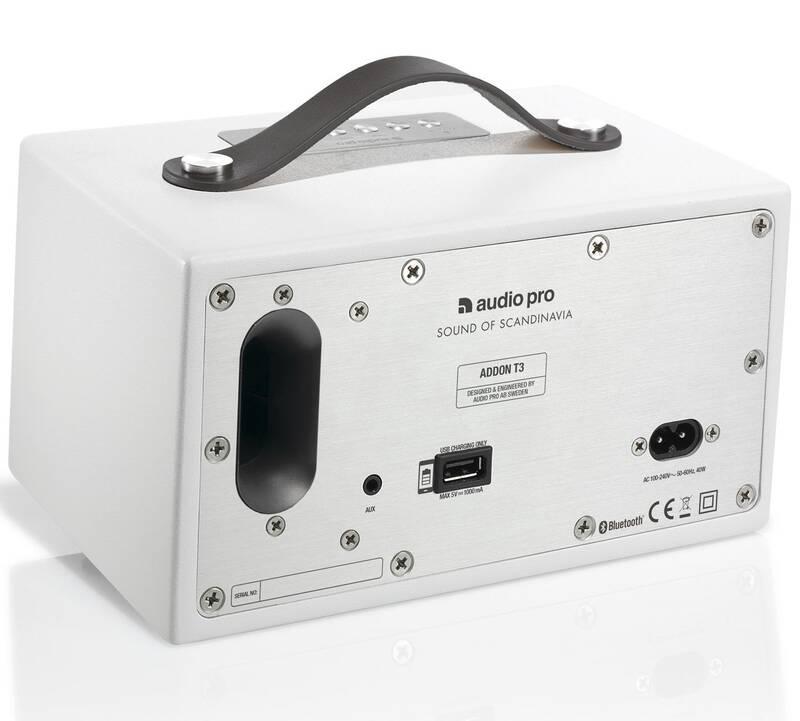 Přenosný reproduktor Audio Pro Addon T3 bílý