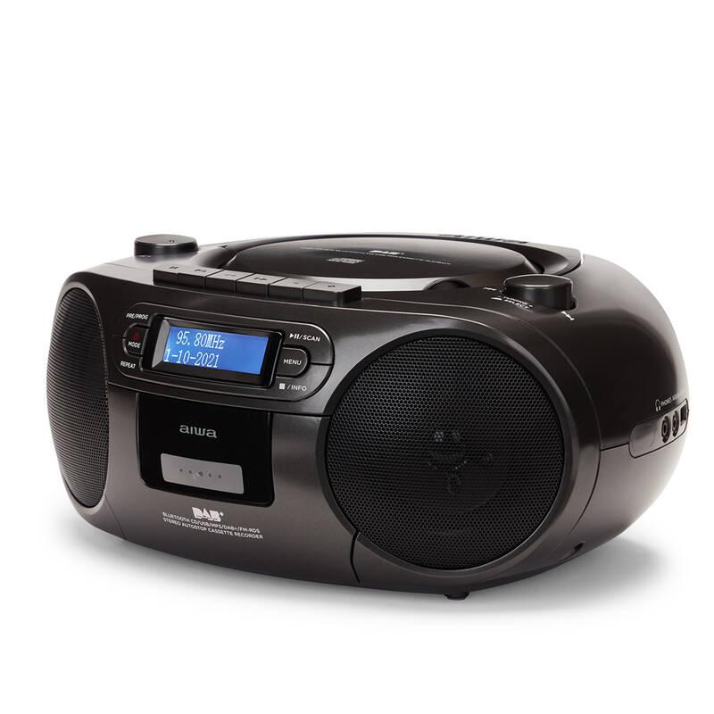 Radiomagnetofon s DAB CD AIWA BBTC-660DAB černý