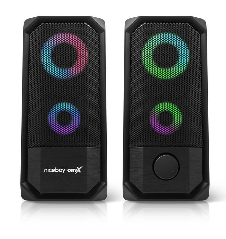Reproduktory Niceboy ORYX VOX 2.0 černé