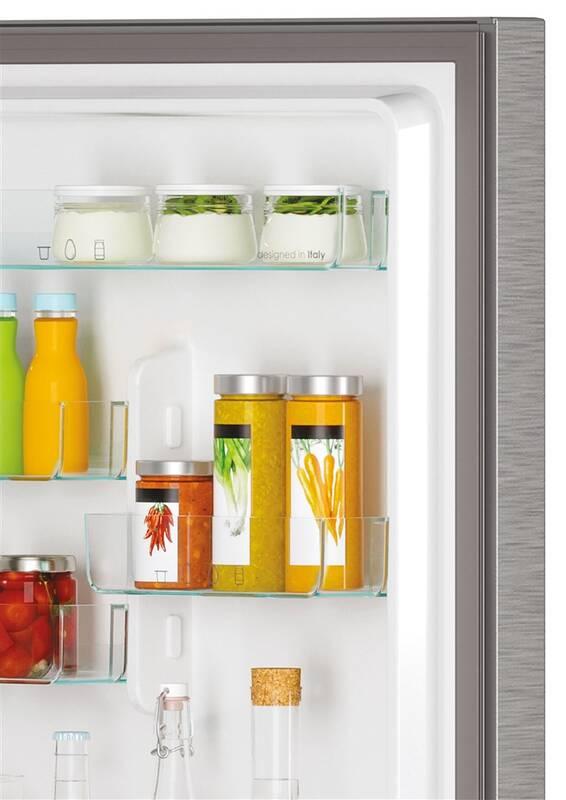 Chladnička s mrazničkou Candy CCE7T618EX nerez