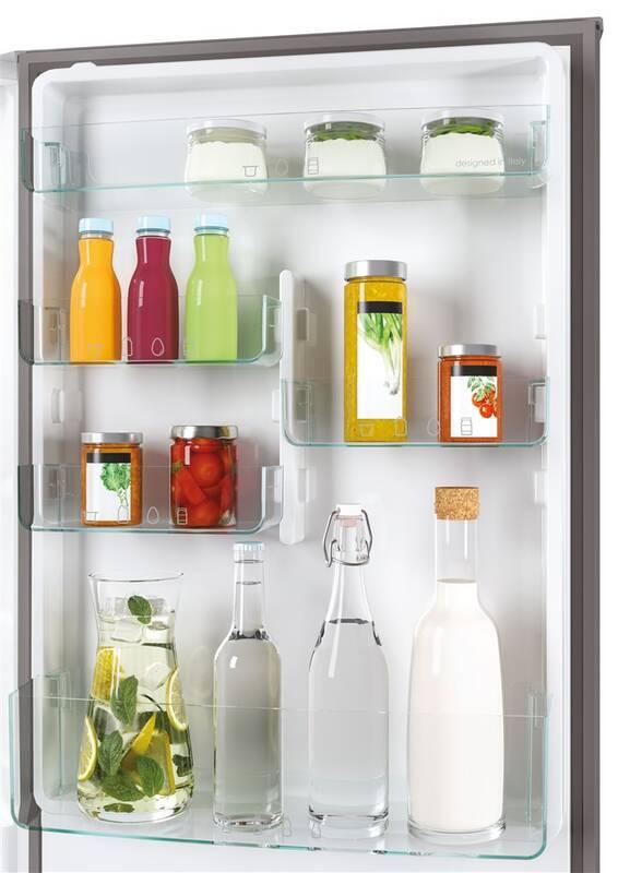 Chladnička s mrazničkou Candy CCE7T618EX nerez