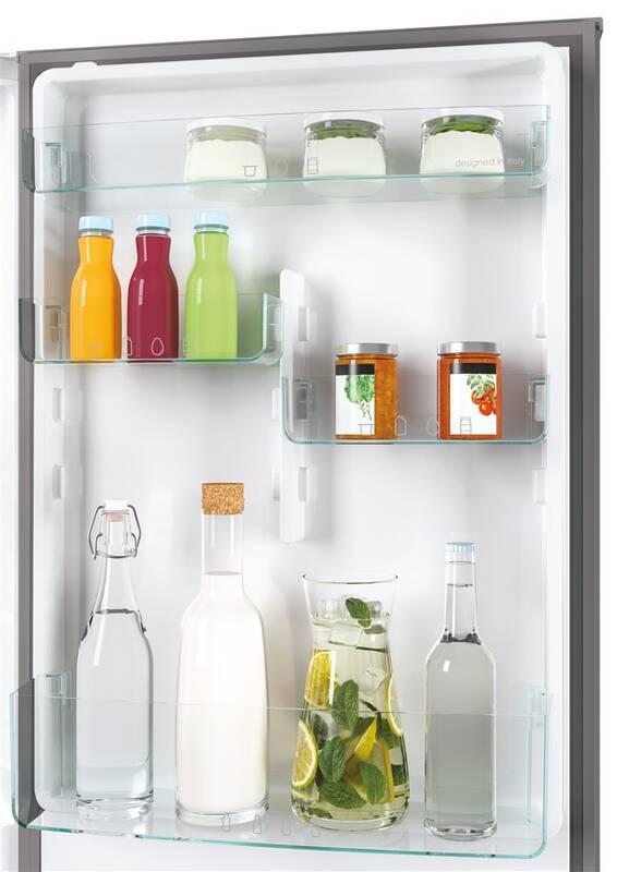 Chladnička s mrazničkou Candy CCE7T618EX nerez