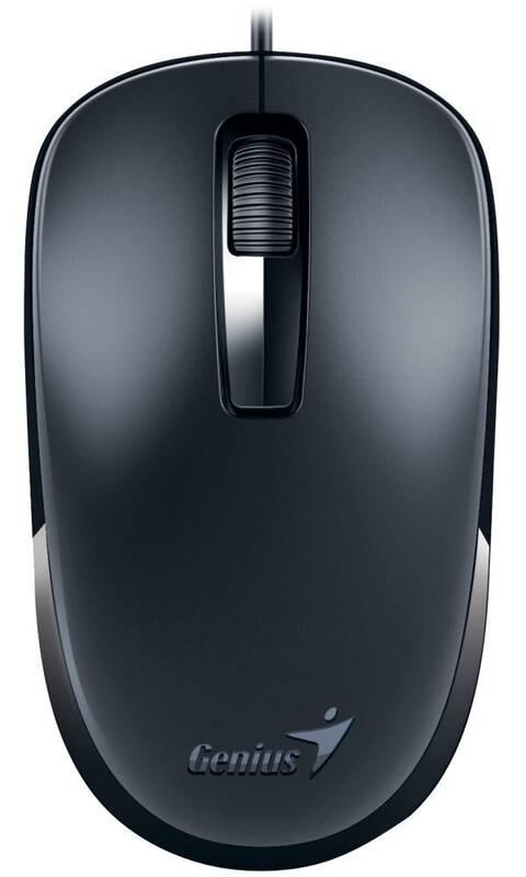 Klávesnice s myší Genius SlimStar C126, CZ SK černá