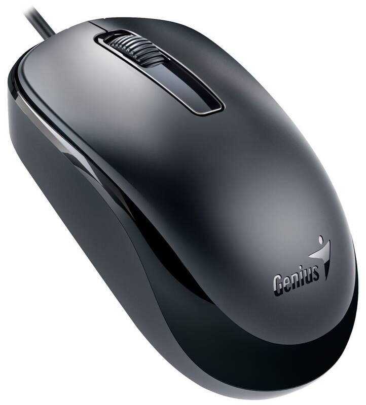 Klávesnice s myší Genius SlimStar C126, CZ SK černá