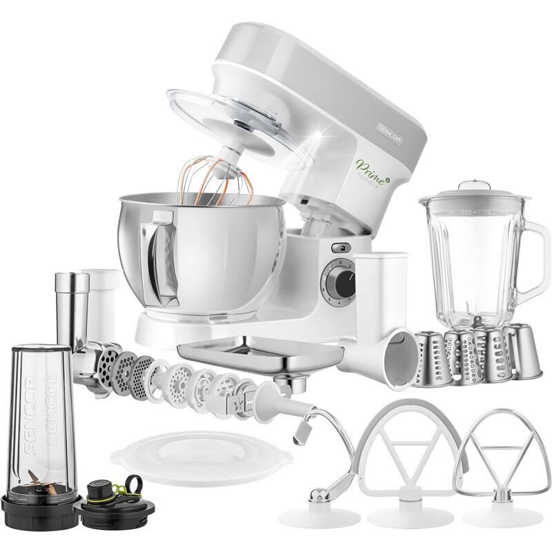 Kuchyňský robot Sencor STM 3789SL stříbrný bílý, Kuchyňský, robot, Sencor, STM, 3789SL, stříbrný, bílý