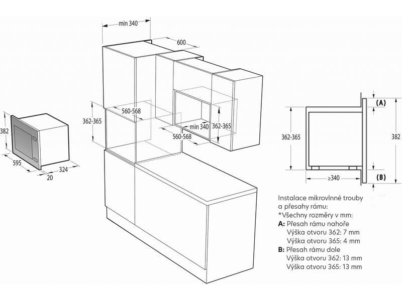 Mikrovlnná trouba Mora VMT 325 X nerez