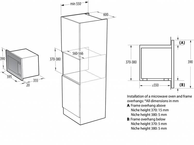 Mikrovlnná trouba Mora VMT 445 W bílá