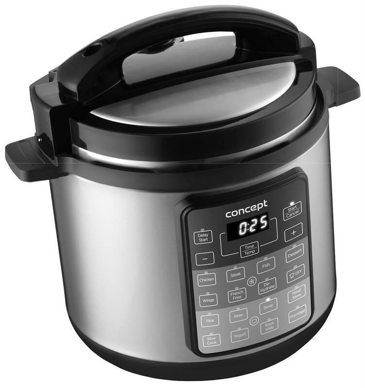 Multifunkční hrnec Concept CK7000 černý nerez