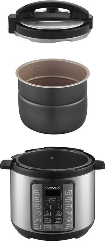 Multifunkční hrnec Concept CK7001 černý nerez
